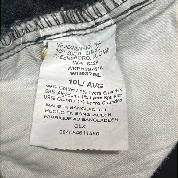 Black Long Rise Denim Jeans By Aura. Size 10 - Picture 7 of 8